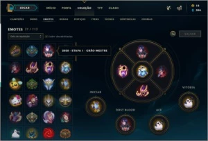 CONTA LOL D1 - 124 CHAMP - 85 SKINS - GRÃO MESTRE 2020 - League of Legends