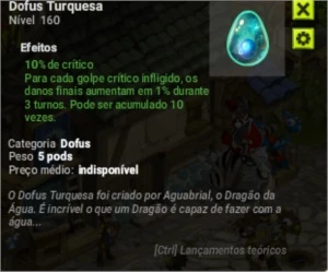 Dofus turquesa ( 10% critico)