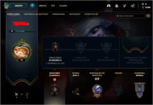 CONTA PRATA 2   3 SKINS+ - League of Legends LOL
