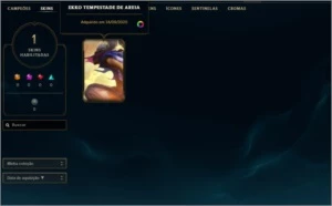 CONTA PRATA 2   3 SKINS+ - League of Legends LOL