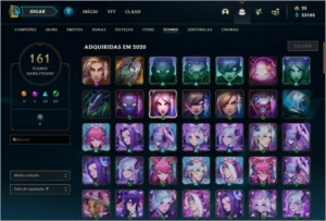 Conta LOL praticamente full skins. - League of Legends