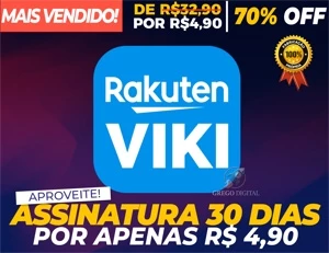 [Promoção] Viki Rakuten Assinatura Plus/Premium 30 Dias