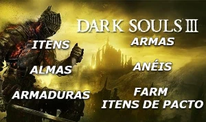 Dark Souls 3 - Almas + Armaduras + Anéis e BRINDE PS4/PS5 - Elden Ring