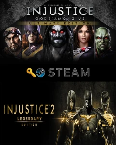 SUPER PACK DC: Injustice 1 + 2 Legendary | PT-BR |