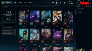 conta ouro 2 40 skins - League of Legends LOL