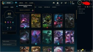 conta ouro 2 40 skins - League of Legends LOL