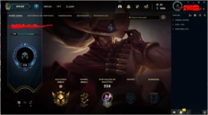 conta ouro 2 40 skins - League of Legends LOL