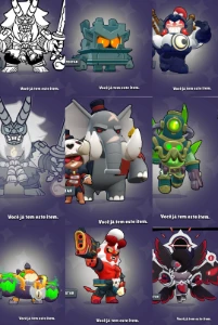 Conta brawl stars full brawlers nivel 11 e full hipercargas