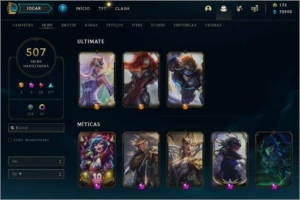 Conta de LoL - Skins Raras - League of Legends