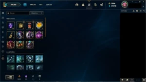 Conta com 534 skins, todos champ, todos emotes - League of Legends LOL