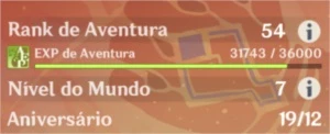 Conta com Hutao+Venti+Ayaka+Yoimiya+Qiqi - Genshin Impact