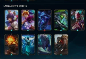 Conta 135 skins, Gold 2 season 9 - League of Legends LOL