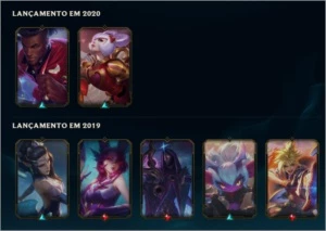 Conta 135 skins, Gold 2 season 9 - League of Legends LOL