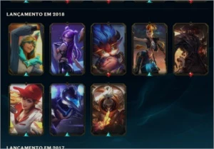 Conta 135 skins, Gold 2 season 9 - League of Legends LOL