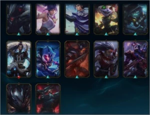 Conta 135 skins, Gold 2 season 9 - League of Legends LOL
