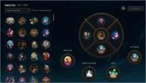 Conta D1 ( 300 skins, ryze triiunfante, EMOTE GM ) mmr ótimo - League of Legends LOL