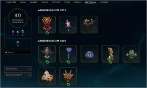 Conta D1 ( 300 skins, ryze triiunfante, EMOTE GM ) mmr ótimo - League of Legends LOL