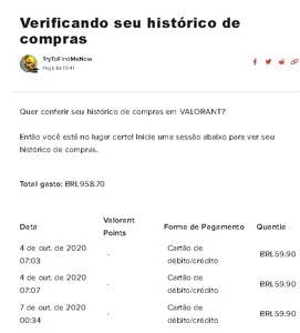 Conta Valorant + de 1k GASTOS