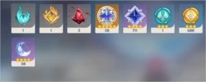 Diluc C1 + Venti + Zhongli + Túmulo do lobo // AR. 49 - Genshin Impact