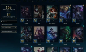 Conta Main Adc, Com 310 Skins Prestigio Do Ez - League of Legends LOL