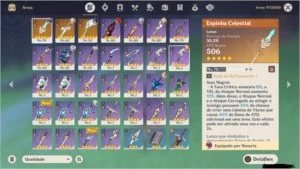 4 PERSSONAGENS T5 + 3 ARMAS T5 COM BANNER GARANTIDO,AR50, - Genshin Impact