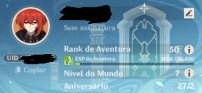 4 PERSSONAGENS T5 + 3 ARMAS T5 COM BANNER GARANTIDO,AR50, - Genshin Impact