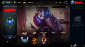 conta league of legends diamente, com 55 skins! LOL