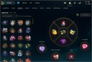 Conta lol platina 3 376 skins - League of Legends