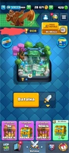 Conta com campeões - Clash Royale