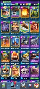 Conta com campeões - Clash Royale