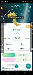 Vendo pokémons shiny