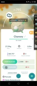 Vendo pokémons shiny