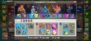 Cv13 Quase Full - 6796 Gemas - 10 Equipamentos Épicos - Clash of Clans