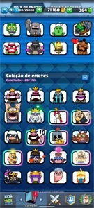 Conta com cartas Full - Clash Royale