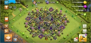 Conta Clash Of Clans CV 9 quase Full