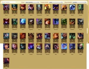 Conta de LOL 101 Campeões / 58 skins / 11 pages rune. - League of Legends