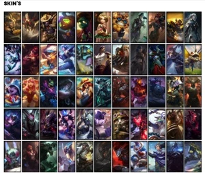 Conta prata 2 com 74 Champs e 56 Skins - League of Legends LOL