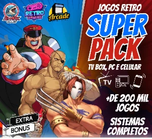 Pacote Completo Com Todos os Emuladores + Coleção De Jogos