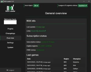 Script league of legends BGX 20 dias LOL
