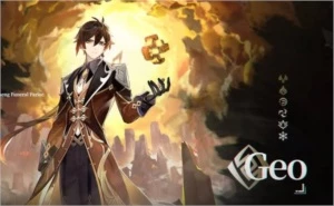 Zhong Li + 5 star do Mochileiro AR10 - Genshin Impact