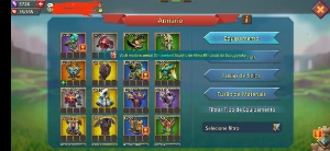 Conta162M de poder/T4 abertas/ 462K de Diamantes  - Lords Mobile