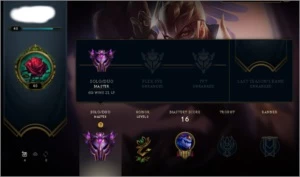 Conta Mestre League of legends 66% wr LOL