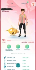 Conta pokemon go lvl38 - Pokémon