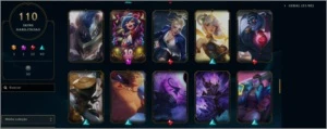 Conta Lol, 110 skins, Nv 201, Ex-Gold 2 - League of Legends