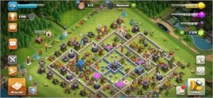 CV12 SEMI FULL TH12 VIRGEM DE ID 2500 GEMAS 3 SKINS PAISAGEM - Clash of Clans