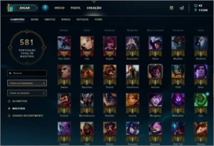 Conta LoL Platina 3 Com todos os Campeões - League of Legends
