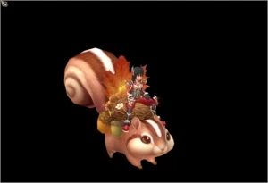 Montaria de Combate Esquilo Folha Vermelha - Grand Fantasia GF