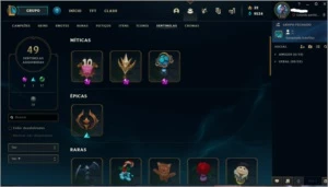 Conta lol 381 skins - League of Legends