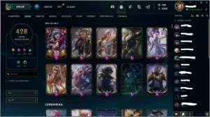 Conta lol 381 skins - League of Legends