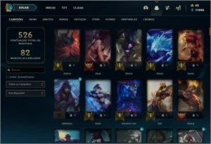 Conta de lol com + de 430 skins - League of Legends